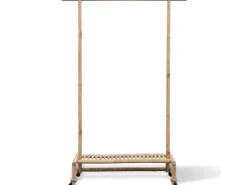 vidaXL Kleiderständer Bambus 242496