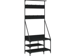 vidaXL Kleiderständer mit Schuhablage 80x40x184 cm 837862* Garderoben
