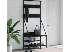 vidaXL Kleiderständer mit Schuhablage 80x40x184 cm 837862* Garderoben
