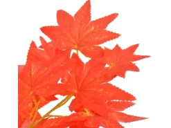 vidaXL Künstliche Pflanze Ahornbaum mit Topf Rot 120 cm* Kunstpflanzen