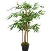 vidaXL Künstlicher Bambus Twiggy mit Topf 90 cm