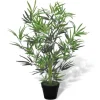 vidaXL Künstlicher Bambusbaum mit Topf 80 cm