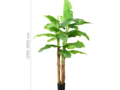 vidaXL Künstlicher Bananenbaum mit Topf 300 cm Grün* Kunstpflanzen