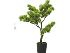 vidaXL Künstlicher Bonsai Pinus mit Topf 60 cm Grün Modell 1* Kunstpflanzen