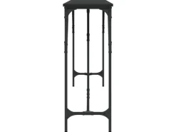 vidaXL Konsolentisch Schwarz 200x29x75 cm Holzwerkstoff