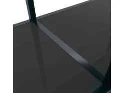 vidaXL Konsolentisch Schwarz 160x35x75,5 cm cm Hartglas* Tische
