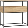 vidaXL Konsolentisch Sonoma-Eiche 75x40x75 cm Holzwerkstoff* Tische