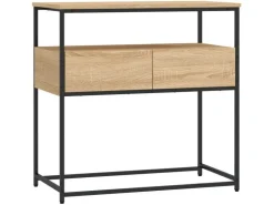 vidaXL Konsolentisch Sonoma-Eiche 75x40x75 cm Holzwerkstoff* Tische