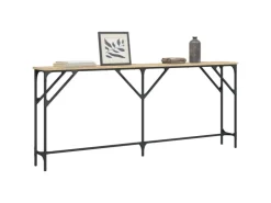 vidaXL Konsolentisch Sonoma-Eiche 180x23x75 cm Holzwerkstoff* Tische