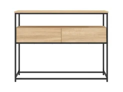 vidaXL Konsolentisch Sonoma-Eiche 100x40x75 cm Holzwerkstoff* Tische