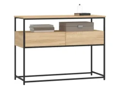 vidaXL Konsolentisch Sonoma-Eiche 100x40x75 cm Holzwerkstoff* Tische