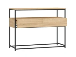 vidaXL Konsolentisch Sonoma-Eiche 100x40x75 cm Holzwerkstoff* Tische