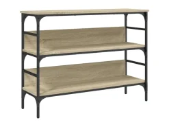 vidaXL Konsolentisch Sonoma-Eiche 100x32x75 cm Holzwerkstoff Modell 2