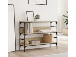 vidaXL Konsolentisch Sonoma-Eiche 100x32x75 cm Holzwerkstoff Modell 2