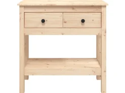 vidaXL Konsolentisch 75x35x75 cm Massivholz Kiefer* Tische