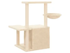 vidaXL Kratzbaum mit Sisal-KratzSäulen Creme 83 cm Modell 3