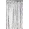 vidaXL Makramee Vorhang Anthrazit 140x240 cm Baumwolle Modell 1
