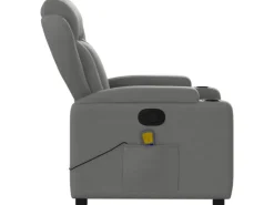 vidaXL Massagesessel Dunkelgrau Samt Modell 9* Sessel