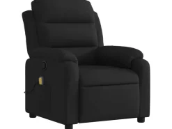 vidaXL Massagesessel Schwarz Stoff Modell 10* Sessel