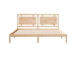 vidaXL Massivholzbett Extra Lang ohne Matratze 200x220 cm 3309207* Betten