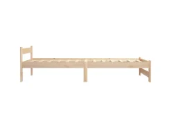 vidaXL Massivholzbett Kiefer 90x200 cm649440