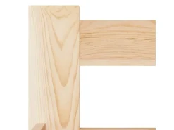 vidaXL Massivholzbett Kiefer 90x200 cm649440