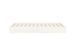 vidaXL Massivholzbett Weiß 90x200 cm1279649* Betten