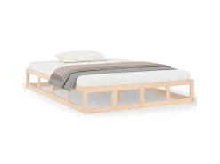vidaXL Massivholzbett 140x190 cm 820841* Betten