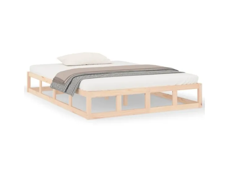 vidaXL Massivholzbett 140x190 cm 820841* Betten