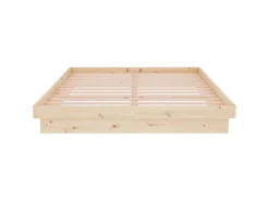vidaXL Massivholzbett 140x200 cm 819907