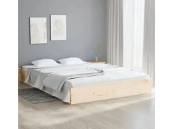 vidaXL Massivholzbett 120x200 cm1279638