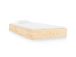 vidaXL Massivholzbett 90x200 cm1279648