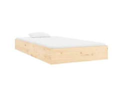 vidaXL Massivholzbett 90x200 cm1279648