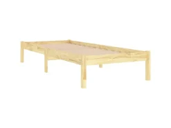vidaXL Massivholzbett 90x190 cm 3FT Single1134883