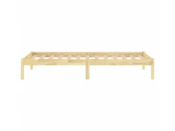 vidaXL Massivholzbett 90x190 cm 3FT Single1134883