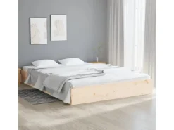 vidaXL Massivholzbett 200x200 cm1279613* Betten