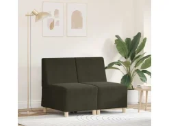 vidaXL Modulares Sofa ohne Armlehnen 2 Stk 55 x 74 x 82 cm 3399791* Sofas