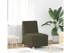 vidaXL Modulares Sofa ohne Armlehnen 2 Stk 55 x 74 x 82 cm 3399791* Sofas