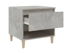 vidaXL Nachttische 2 Stk Betongrau 50x46x50 cm Holzwerkstoff* Tische