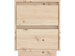 vidaXL Nachttische 2 Stk 40x35x50 cm Massivholz Kiefer* Tische