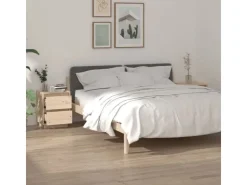 vidaXL Nachttische 2 Stk 40x35x50 cm Massivholz Kiefer* Tische