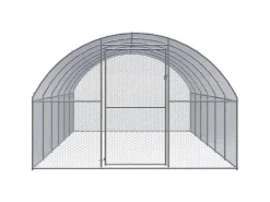 vidaXL Outdoor-Hühnerstall 3x6x2 m Verzinkter Stahl Modell 1* Kleintierbedarf