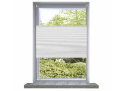 vidaXL Plissee Faltrollo Rollo Plisseerollo 100x200cm Weiß