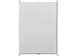vidaXL Plissee Faltrollo Rollo Plisseerollo 100x150cm Weiß