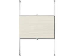 vidaXL Plissee Faltrollo Rollo Plisseerollo 100x150cm Creme* Plissees