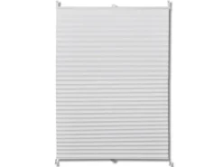 vidaXL Plissee Faltrollo Rollo Jalousie Plisseerollo klemmen 40x200cm Weiß