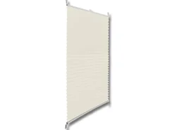 vidaXL Plissee Faltrollo Rollo Plisseerollo 70x200cm Creme