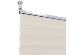 vidaXL Plissee Faltrollo Rollo Plisseerollo 70x200cm Creme