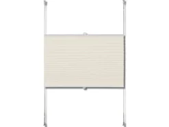 vidaXL Plissee Faltrollo Rollo Plisseerollo 70x125cm Creme* Rollos|Plissees