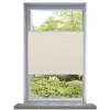 vidaXL Plissee Faltrollo Rollo Plisseerollo 110x100cm Creme